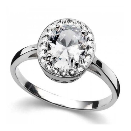 Oliver Weber pure 925ag white zircon prsten sa swarovski cirkonima m ( 63210m ) Cene