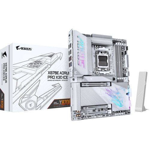 Gigabyte X870E AORUS PRO X3D ICE AMD X870E Utor AM5 ATX Cijene