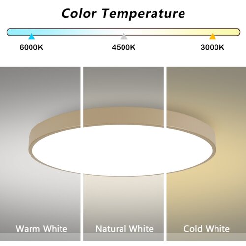  Brilagi-LED Stropna svetiljka POOL LED/128W/230V 3000/4500/6000K prečnik 100 cm bež Slike