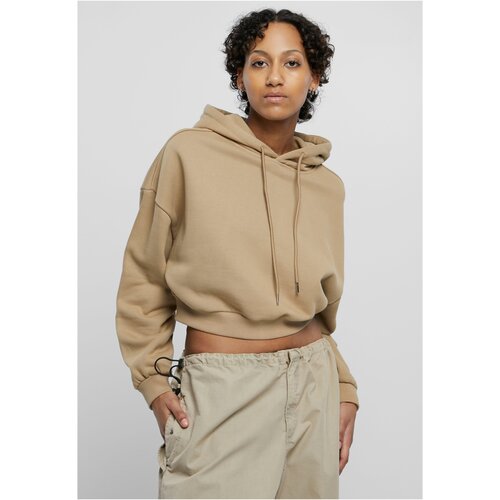 Urban Classics Ladies Cropped Heavy Hoody warmsand Slike