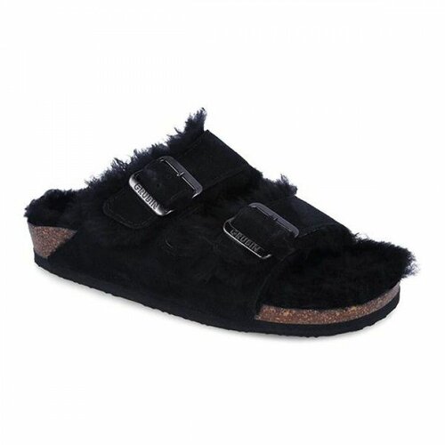 Grubin arizona ženske papuča-krzno koža crna 33580 Cene