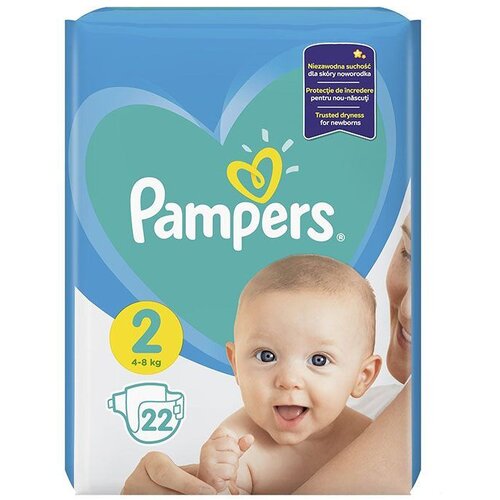 Pampers Pelene 2, 3-6 kg, 22 komada Slike