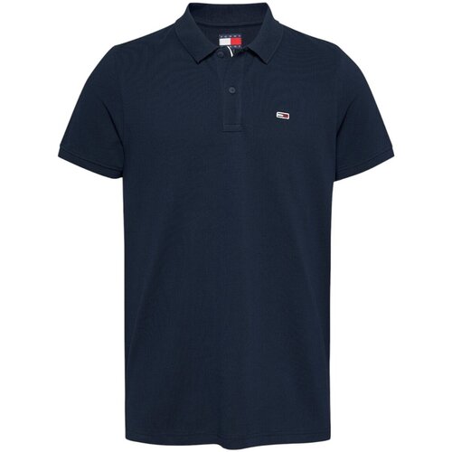 Tommy Hilfiger Polo majice kratki rokavi TJM PLACKET DM0DM20676 Modra Cene