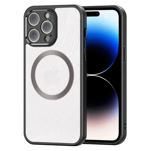 Dux ducis Aimo Mag - Durable Back Cover compatible with MagSafe for Apple iPhone 13 black Cene