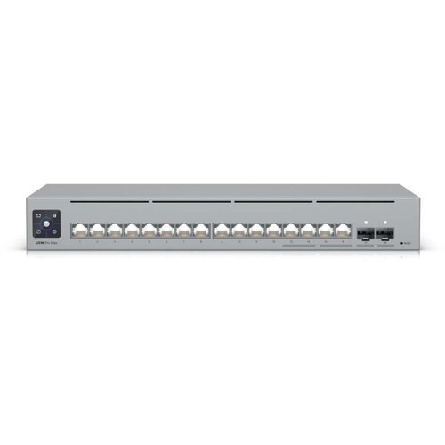 Ubiquiti 16-port, Layer 3 Etherlighting switch 2.5 GbE and versatile mounting options, 4x 2.5 GbE RJ45 ports, 12x GbE RJ45 ports, 2x 10G SFP+ ports Cene
