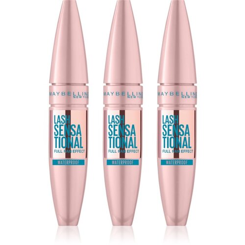 Maybelline Lash Sensational vodoodporna maskara 3x9.4 ml Cene