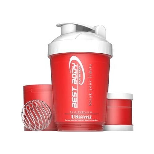 Best Body Nutrition Proteinski me&amp;scaron;alnik USBottle - Rdeče/Belo Slike
