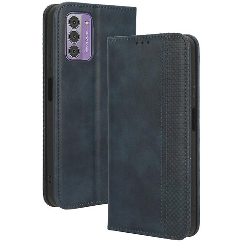 INORCO Denarnica Retro telefonska torbica za Nokia C300, PU usnjen ovitek za telefon s stojalom proti praskam, (22036812) Slike