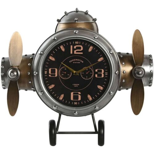  Zidni sat Home ESPRIT zlatan Srebrna Metal Avion Vintage 50 x 10 5 x 49 5 cm Cijene