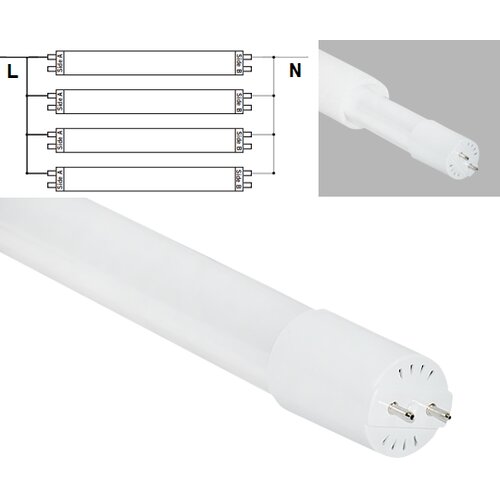 Mitea led cev 24W 6500K 2400lm 270* double end 150cm T8 Cene