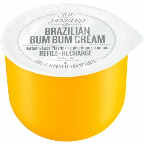 Sol de Janeiro Brazilian Bum Bum Cream učvrstitvena in gladilna krema za zadnjico in boke nadomestno polnilo 240 ml
