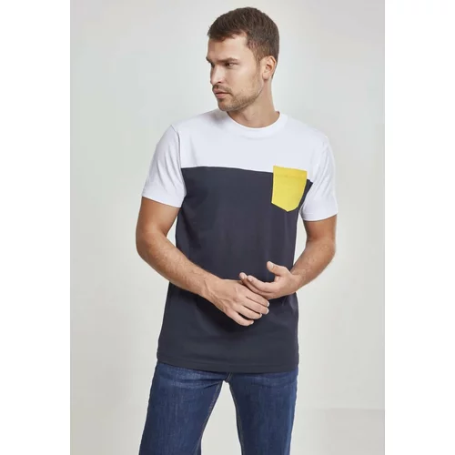 UC Men 3-Colored Pocket T-Shirt NVY/WHT/CHROMEYELLOW