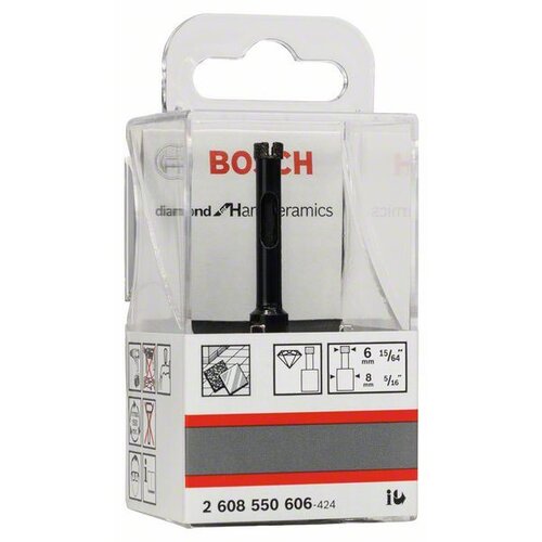 Bosch Dijamantska burgija za mokro bu&amp;scaron;enje Diamond for Hard Ceramics 2608550606, 6 x 35 mm Slike