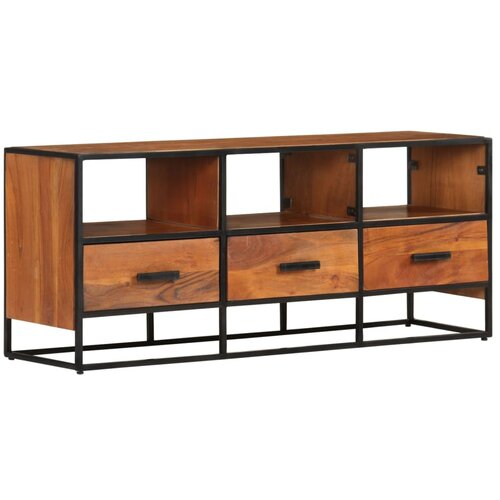 The Living Store TV omarica 110x30x45 cm trden akacijev les - TV Omarica, (21376453) Cene