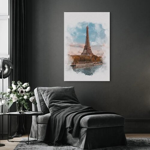  Slika - Paris View (1 Part) Vertical 20x30 Akustična Slike