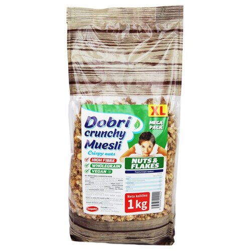 Mogador Dobri crunchy muesli Nuts/Flakes XL 1 kg Cijene