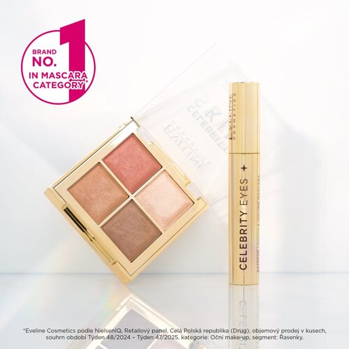 Eveline Cosmetics Celebrity Eyes maskara za ekstra dužinu nijansa Black 7 ml Slike
