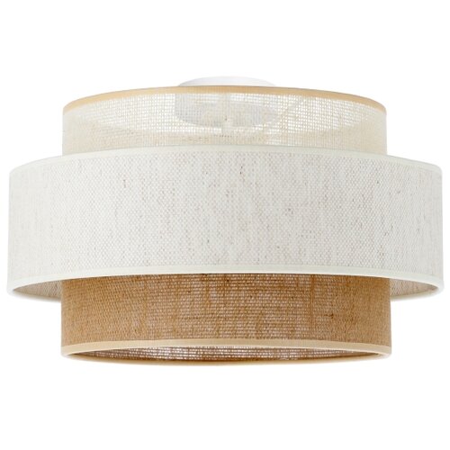 plafonsko svetlo boho 1xE27/60W/230V fi 40 cm bela/juta Slike