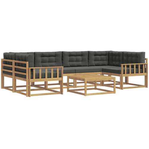  Set vanjskih sofa 5 kom. Bijela i antracit Slike