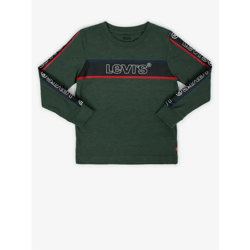 Levi's Levi&#39;s Black-Green Boys&#39; Long Sleeve T-Shirt Levi&#39;s® - Boys