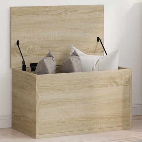 VidaXL Kutija za pohranu boja hrasta 60x35x35 cm od konstruiranog drva Slike