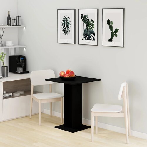 vidaXL Bistro stol crni 60 x 60 x 75 cm od iverice Cijene