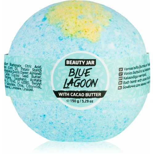 Beauty Jar Blue Lagoon bomba za kupanje s kakaovim maslacem 150 g