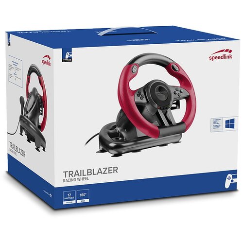 Speedlink Volan SPEEDLINK TRAILBLAZER Racing, pedale, za PS4/XboxOne/PS3/PC, black SL-450500-BK Cene