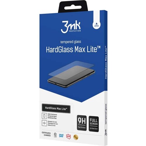 3mk SAMSUNG GALAXY M21 BLACK - HARDGLASS MAX LITE, (22004577) Cene