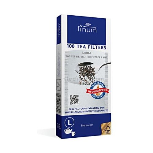 Finum Papirni filter za čaj, Veličina L, 100 komada Slike