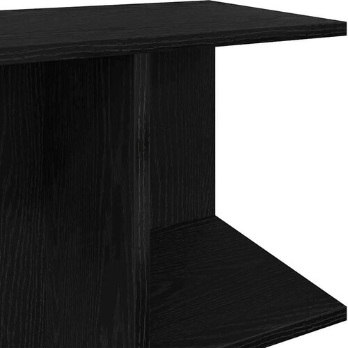 vidaXL Nočna omarica 2 kosa črna hrast 46,5x29x61 cm inženirski les Cene
