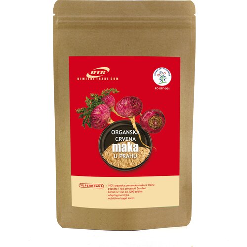 DIMITRI TRADE COM DTC Organska crvena maka u prahu, 100g Cene
