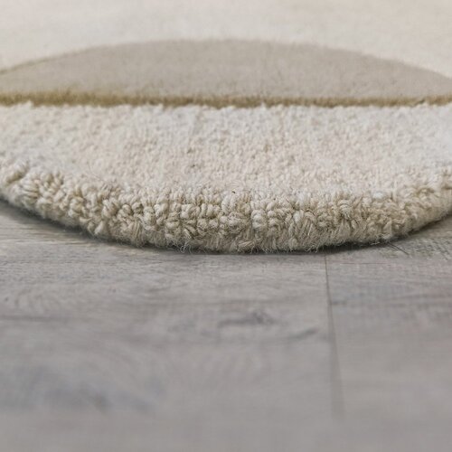 Flair Rugs Sivo-bež ročno tkan volnen tekač 80x230 cm Mia Scallop Frame &amp;ndash; Slike