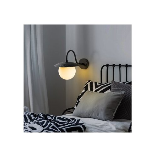 Opviq vall lamp zidna crna lampa anemon 15002 Slike