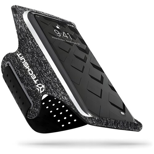Techsuit sportski držak na ruku (TH10) &amp;ndash; Za telefone do 6,5&amp;quot; &amp;ndash; Siva / Bijela Slike
