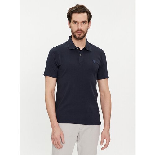 Guess Polo majica M4GP66 KC701 Mornarsko modra Slim Fit Slike
