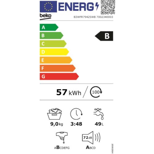 Beko mašina za pranje veša B3WFR79425WB Cene