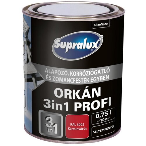 SUPRALUX Boja za metal Orkan 3U1 Profi RAL 3002 - 0,75 L Cijene