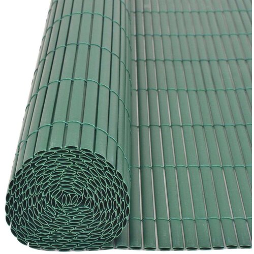 vidaXL dvostrana vrtna ograda PVC 90 x 300 cm zelena Cijene