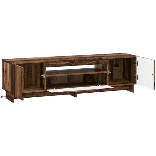  LED TV kabinet Staro drvo Konstruirano drvo Slike