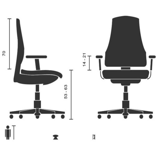 MID.YOU Pisarni&amp;scaron;ki Stol Builder Xxl I, Črna Slike