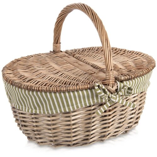 Orion 730565 zatvorena pletena piknik ko&scaron;ara od pruća 42 &times; 32 &times; 35 Cijene