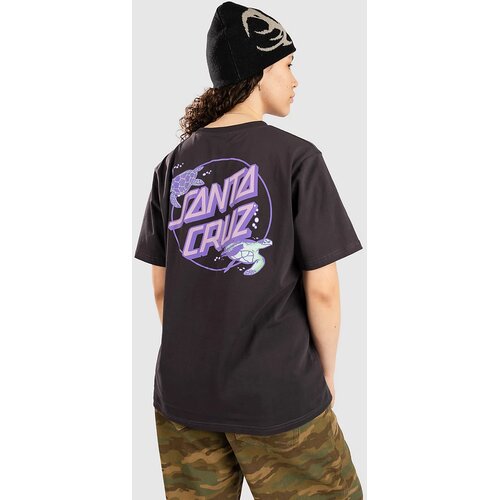 Santa Cruz Turtle Dot T-shirt black wash Cene
