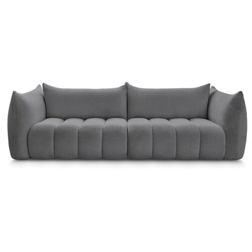Bobochic Paris Siva sofa od bouclé tkanine 286 cm Azra – Cene