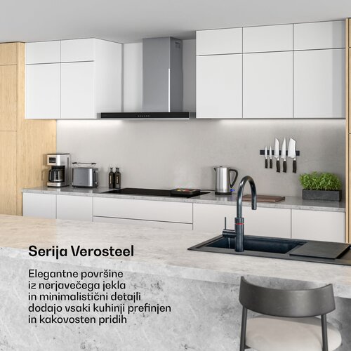 Klarstein Verosteel indukcijsko kuhalo, 5 zona, 12200 W, 90 cm Slike