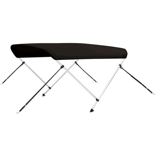VidaXL Tenda bimini s 2 luka crna 179 x 156 x 93 cm Slike