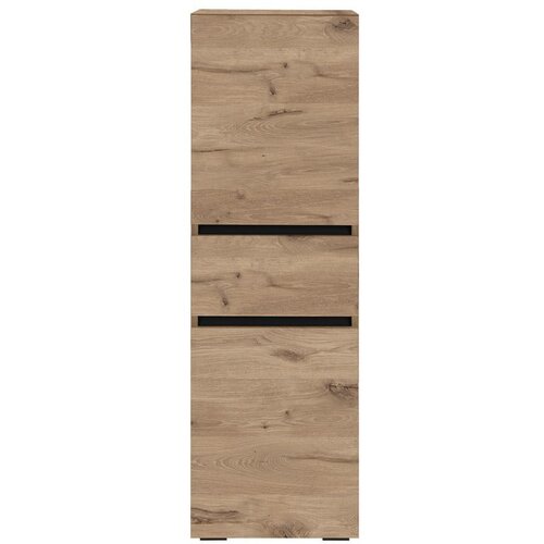 St&amp;oslash;raa Visok/uski kupaonski ormarić u dekoru hrasta u prirodnoj boji 38x130 cm Wisla &amp;ndash; Slike