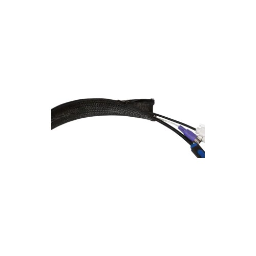 Logilink fleksibilna za&amp;scaron;tita za kablove sa rajfe&amp;scaron;lusom 1m x 50mm crna Slike
