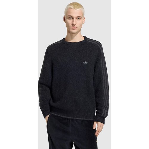 Adidas 3S Knit Crew Pulover black Slike
