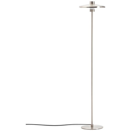 Kave Home Stoječa svetilka v srebrni barvi s kovinskim senčilom (vi&scaron;ina 130 cm) Nuvira &ndash; Cene